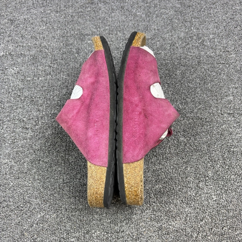 Birkenstock Arizona Festival Fuchsia Pink Suede Leather Sandals EU 39 US 8/8.5‎ - Picture 7 of 10